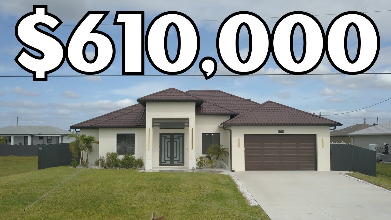 Cape Coral Luxury Home Tour | $610,000 Mid Century Modern Dream Home Revealed!