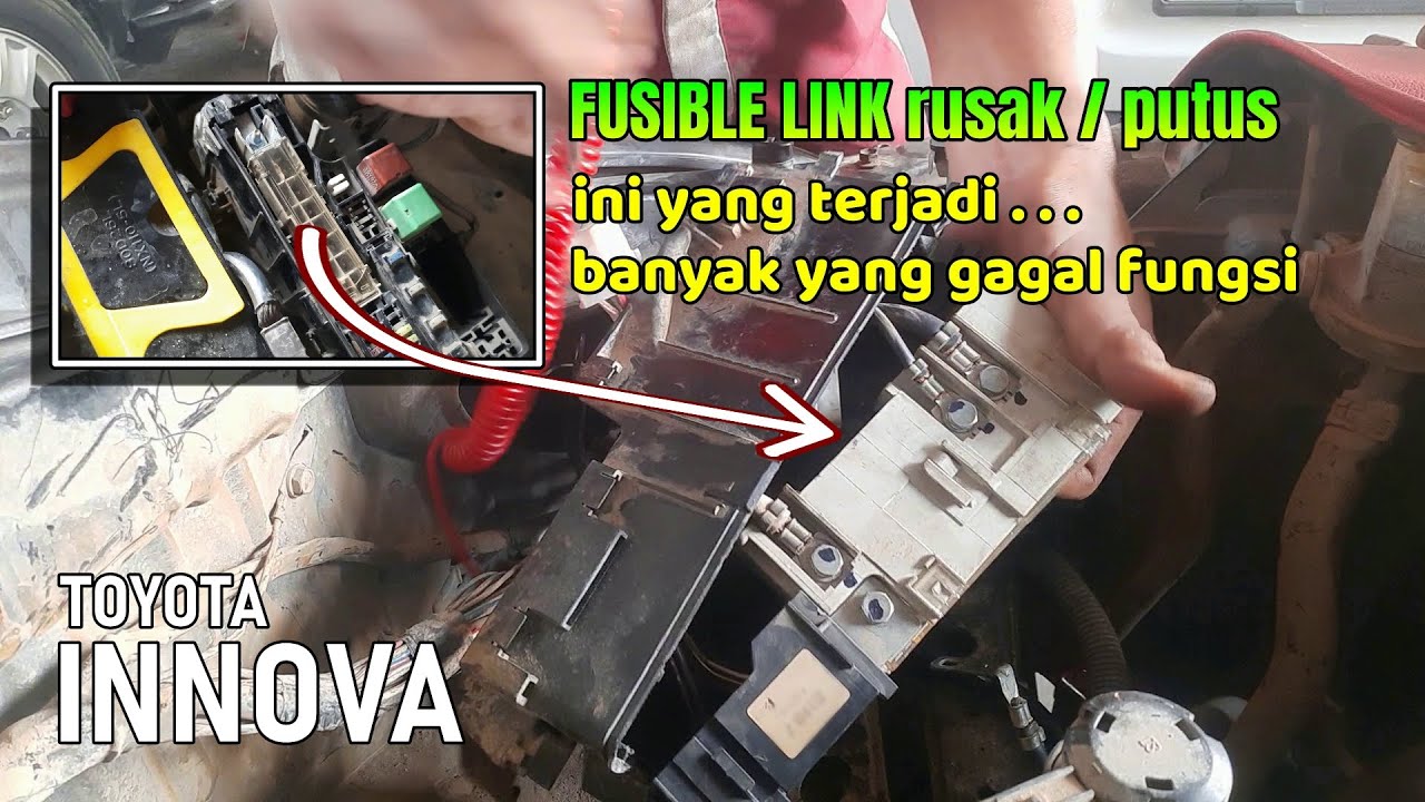 Cek Fusible link, bagian ini yang sering putus...