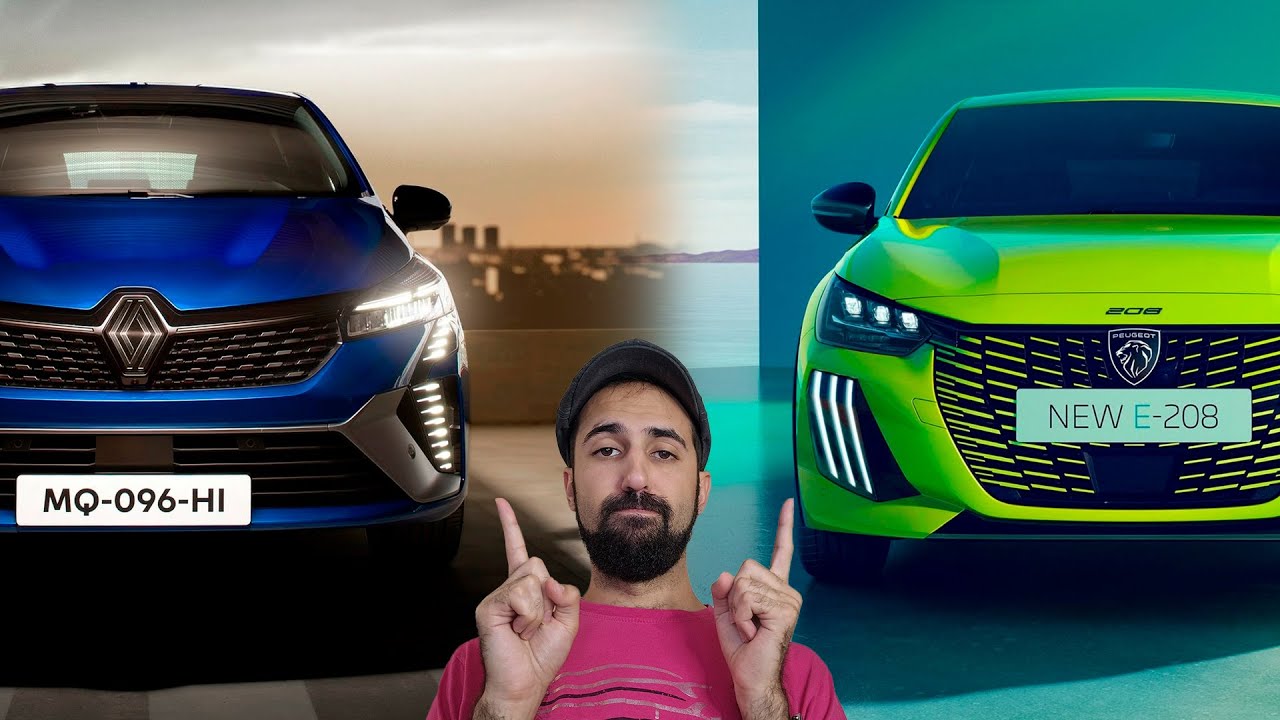 Renault Clio vs. Peugeot 208 2024 | Batalla de restylings franceses