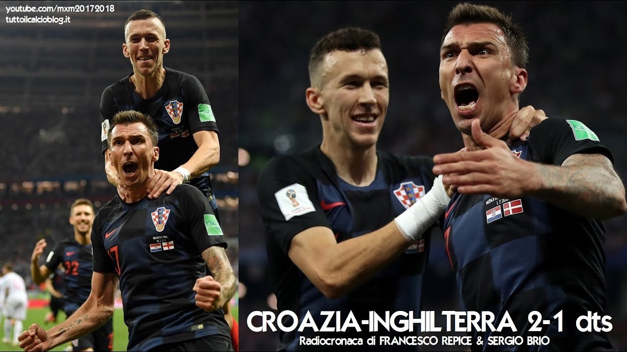CROAZIA-INGHILTERRA 2-1 dts - Radiocronaca di Francesco Repice (11/7/2018) MONDIALI 2018 (Radio Rai)