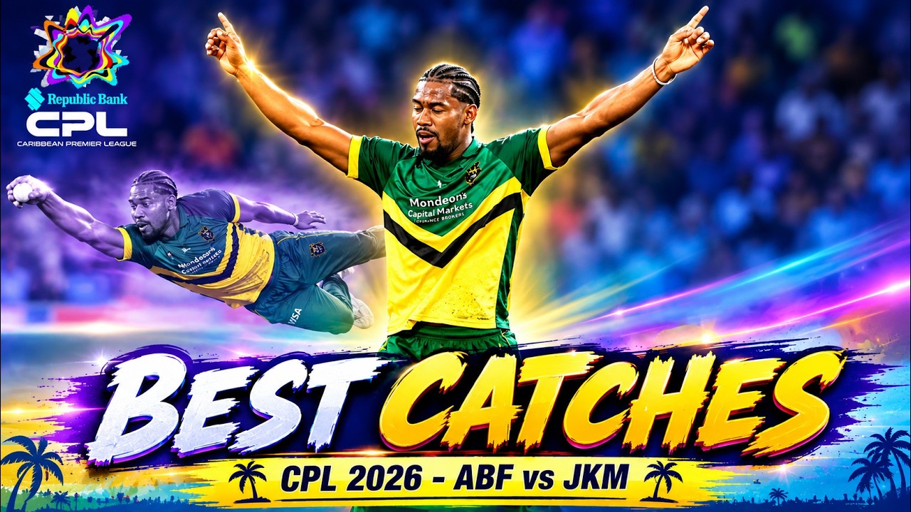 CPL 2026 | MATCH -1 | ABF vs JKM - Best Catches of the Match #CPL