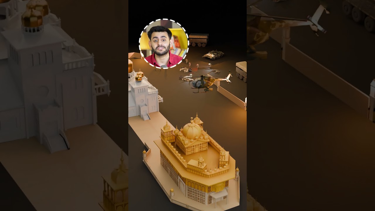 Operation blue star explained! #shorts #goldentemple #operationbluestar