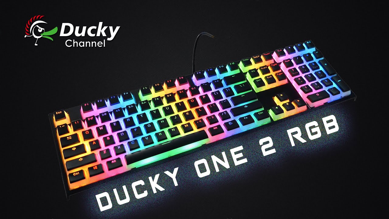 Ducky One 2 RGB - Mechanical Keyboard With Pudding Keycaps