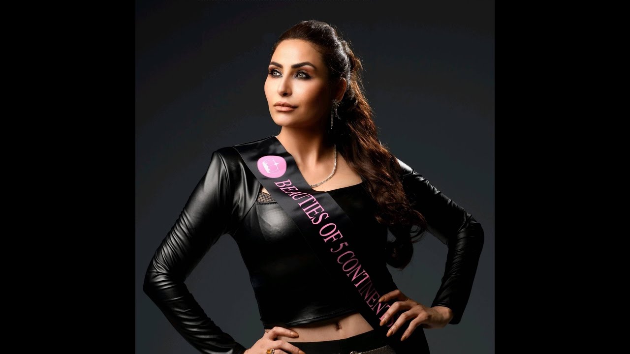 Beauties Of 5 Continents 2021 Music Video Gold Award - Fatima Gohar, World Princess