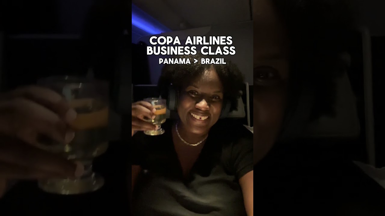 COPA AIRLINES BUSINESS CLASS | PANAMA TO BRAZIL #copaairlines #businessclass #brazil