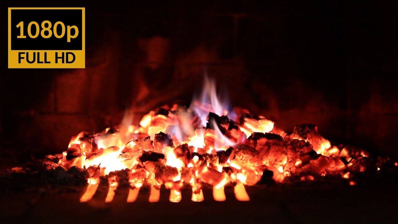 Crackling Fire Sounds and Glowing Embers-3 Hours Full HD