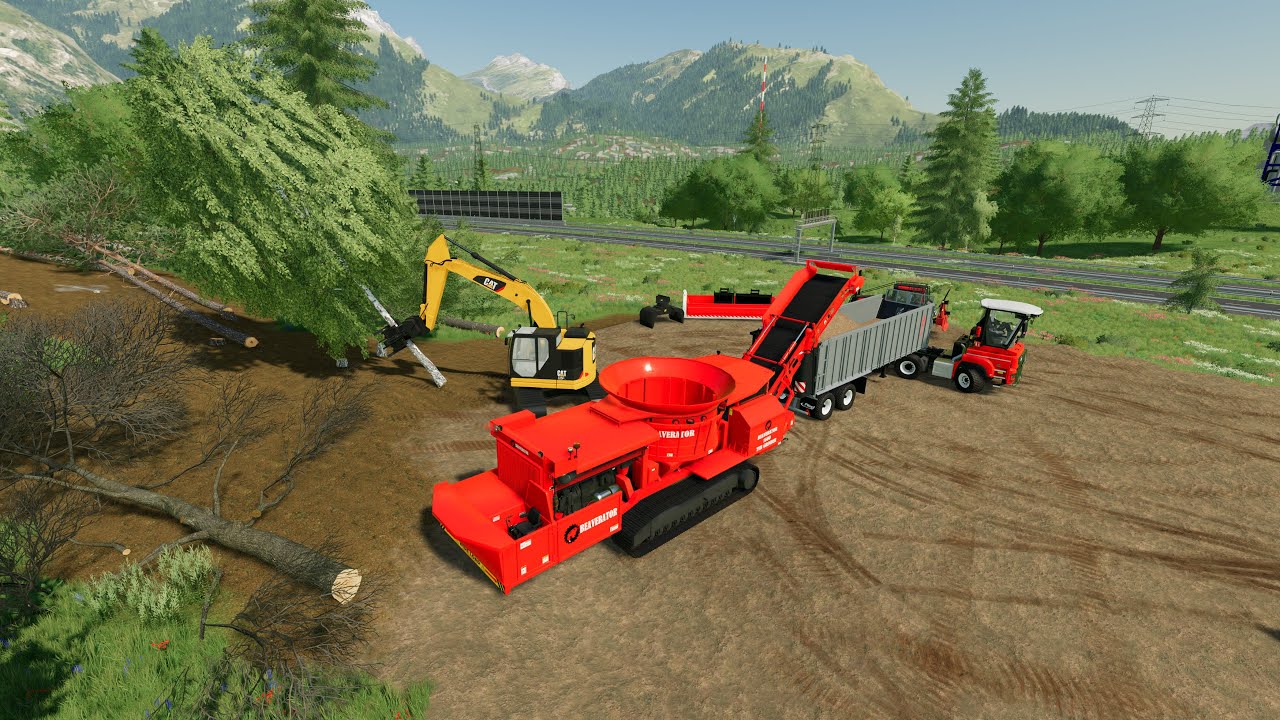 FS22 - Map Waldstetten 002 🇩🇪🚛🚧 - Forestry, Farming and Construction - 4K