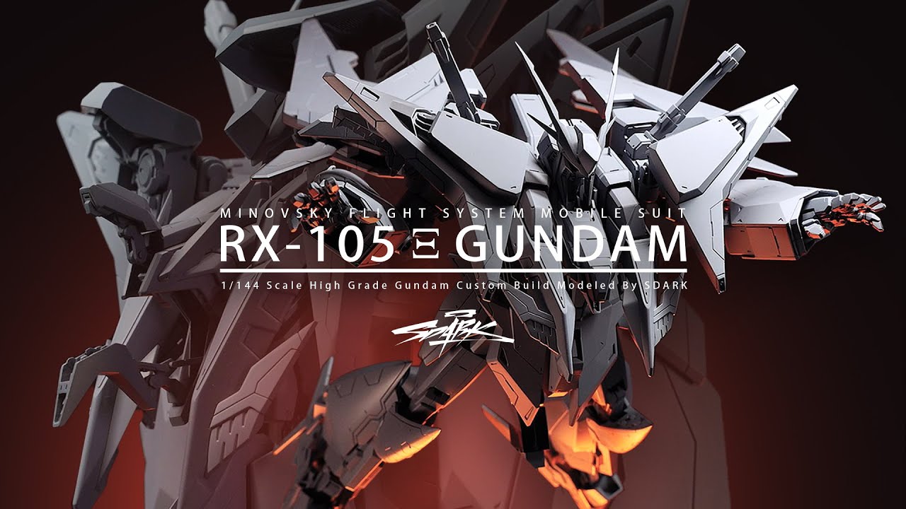 【SDARK】GUNPLA CUSTOM BUILD HGUC RX-105 Xi GUNDAM (Part.1) このメビウスの宇宙を越えられないけど〜もう一度輝いて!クスィーガンダム! (前編)