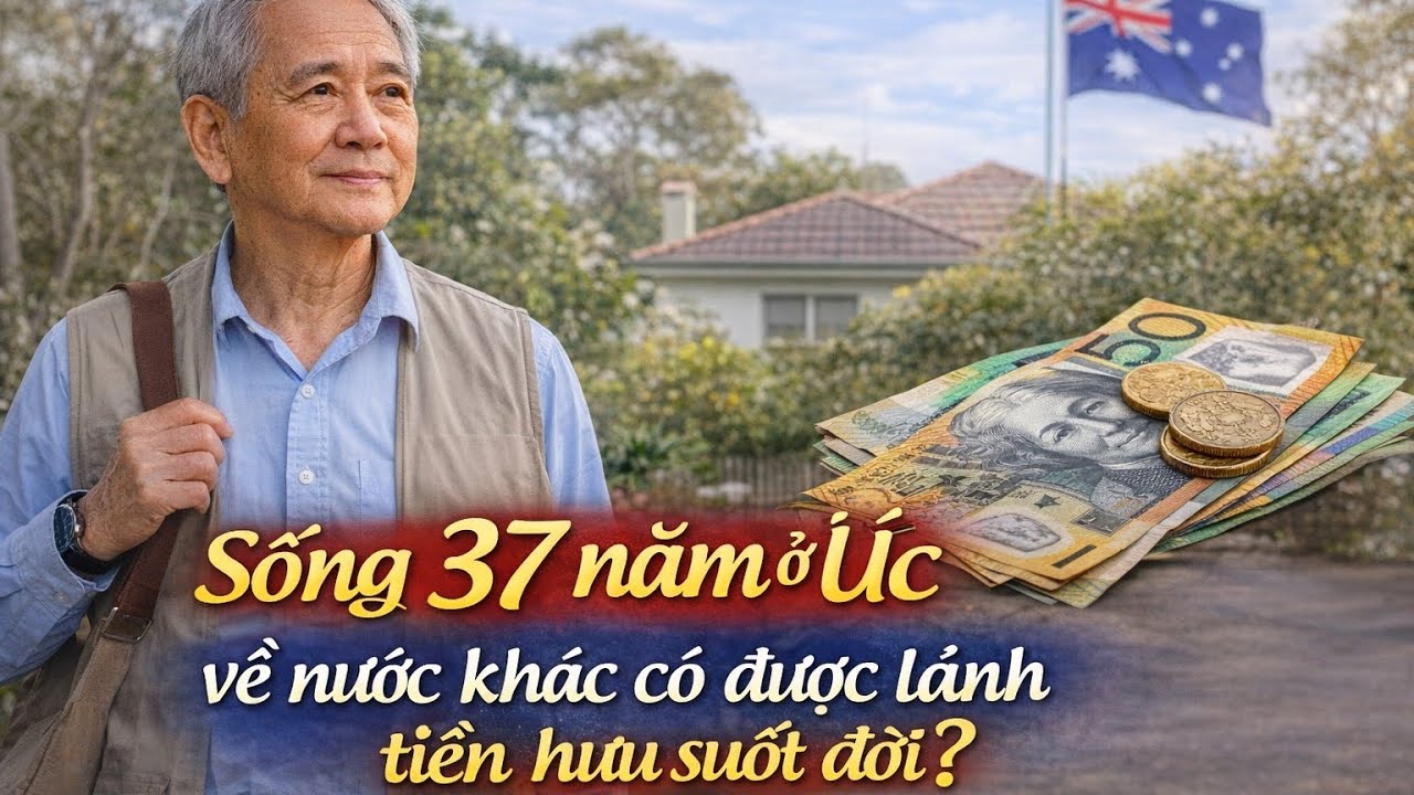 Sống ở Úc 37năm về già sống ở nước ngoài luôn có lãnh được tiền suốt đời không