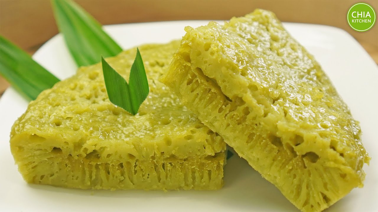 班兰白糖糕，清香爽口，甜而不腻，南洋风味，素食点心