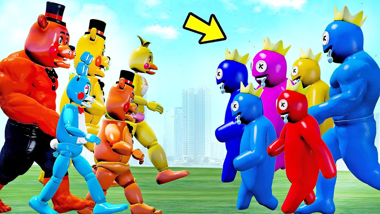 TOY ANIMATRONICS PODEM VENCER TODOS AZUL BAB&Atilde;O no gta 5? | GTA V ANIMATRONICS