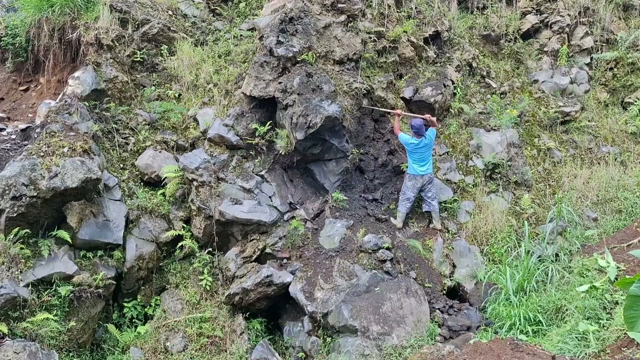 Sandman Destroying natural rock cliffs