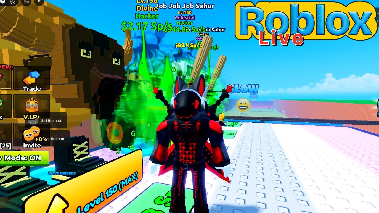 Roblox LIVE- Escape Tsunami For Brainrots | Upgrade Your Brainrots Free  | #roblox