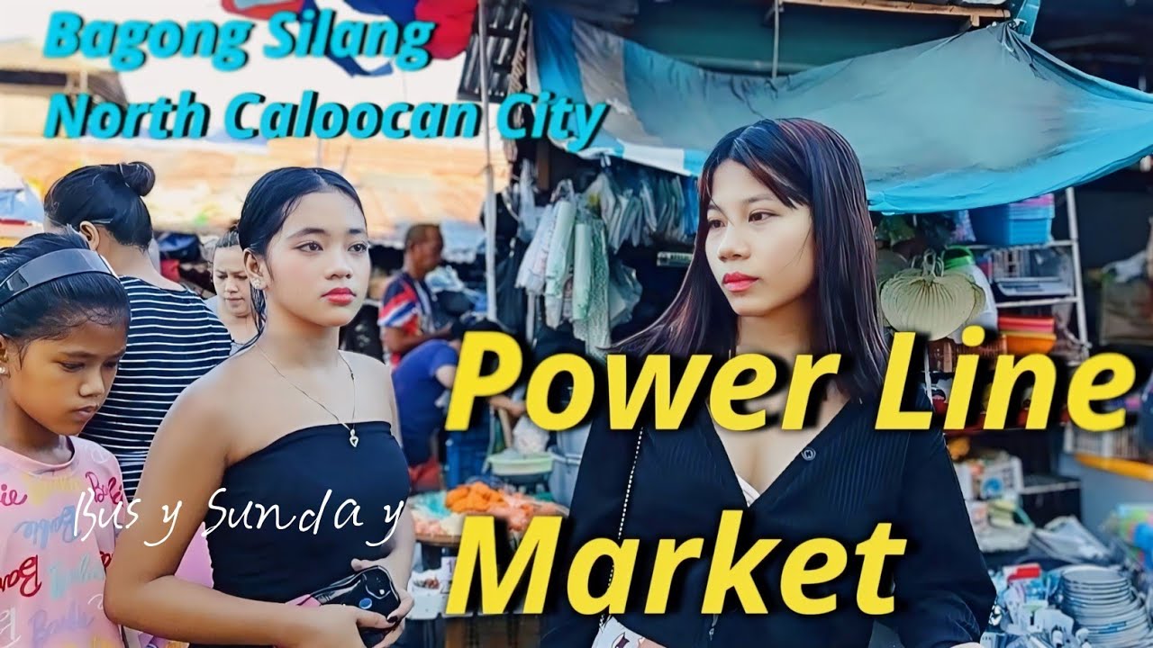 Busy Sunday at the Marketplace of North Caloocan City