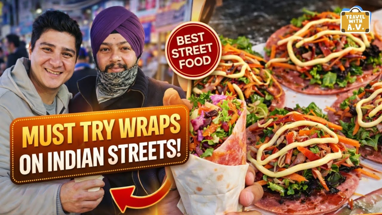 Wrap Hut: The Ultimate Guilt-Free Street Food! 🌯✨ #tilaknagar #streetfood #delhifood 