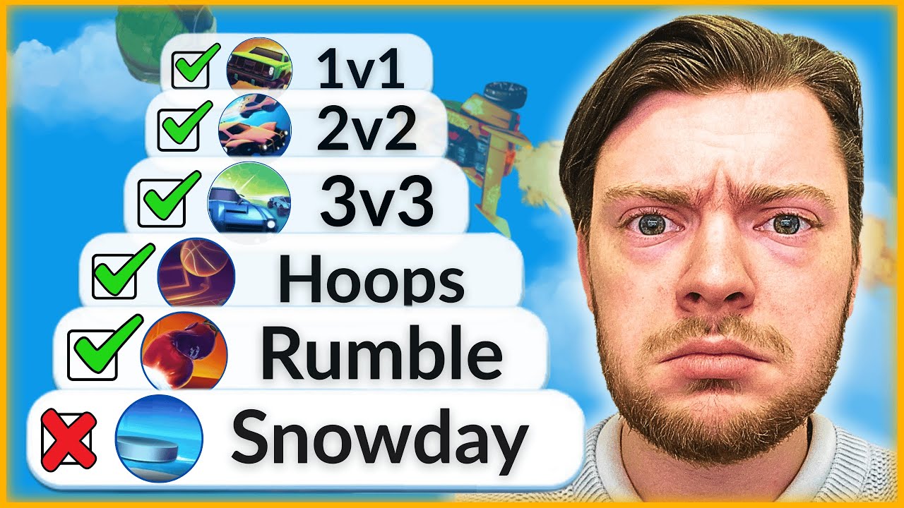 I WON EVERY Rocket League Gamemode In A Row!