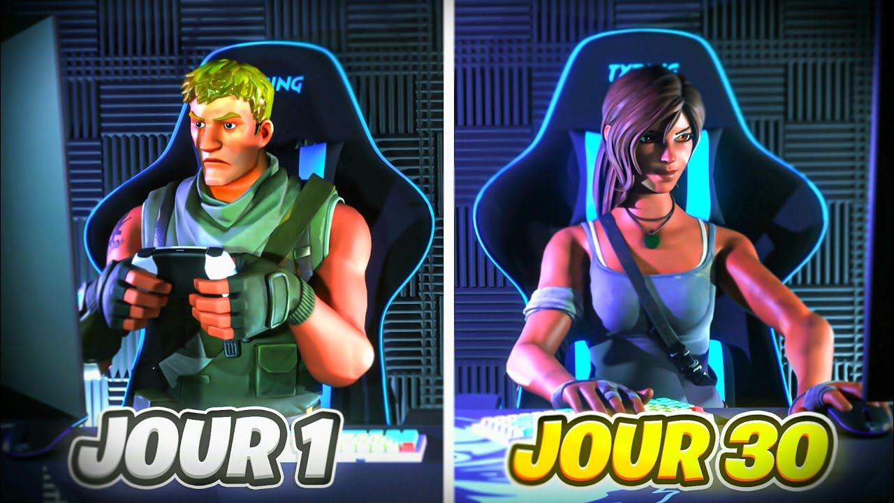 30 JOURS pour DEVENIR PRO au CLAVIER SOURIS sur Fortnite !⌨️🤯