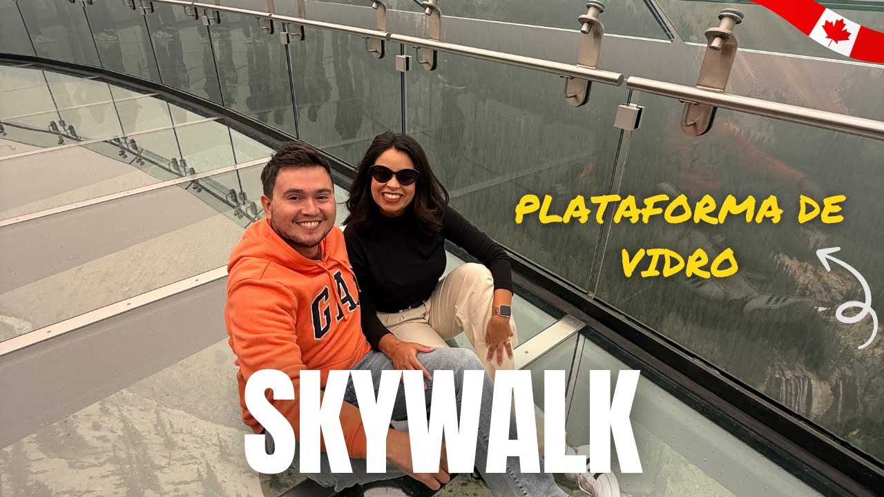 Glacier Skywalk – Andamos em uma Passarela Suspensa a 280 Metros de Altura! Canadá 🇨🇦