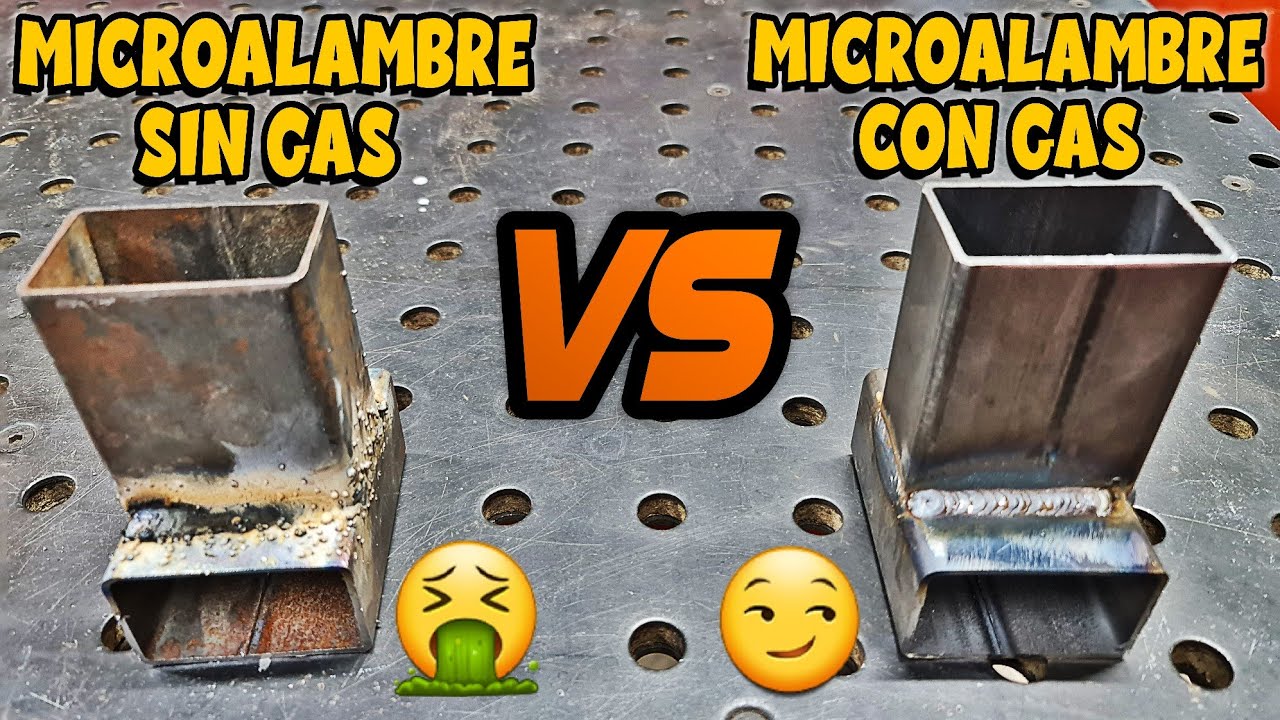✅ Micro Alambre Con Gas VS Micro Alambre Sin Gas ❌ - JJ HERRERIA Y MÁS