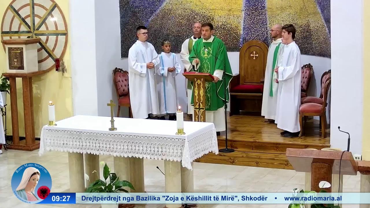 Mesha e shenjtë nga Bazilika e Zojës së Këshillit të Mirë, Shkodër.