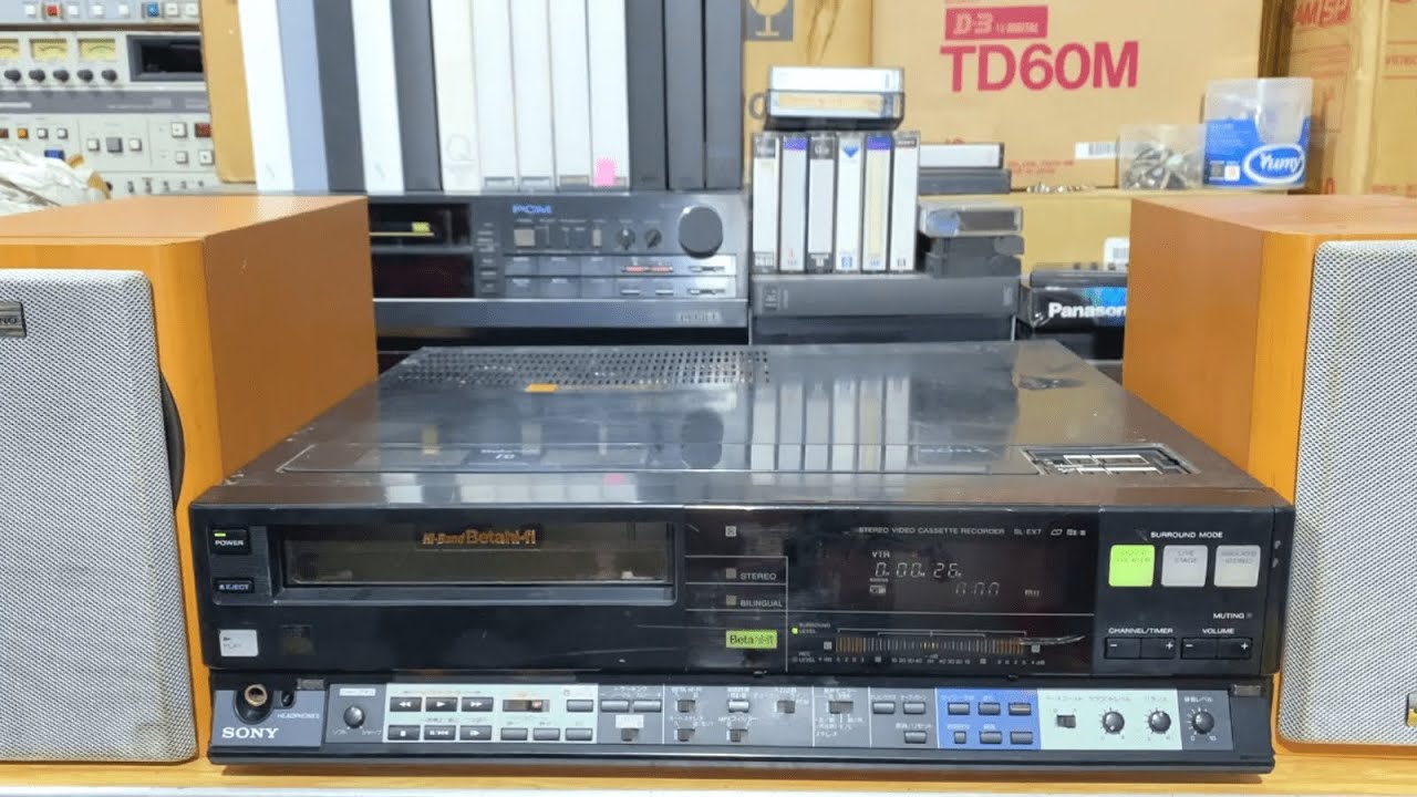 Surround Betamax VCR : Sony SL-EX7