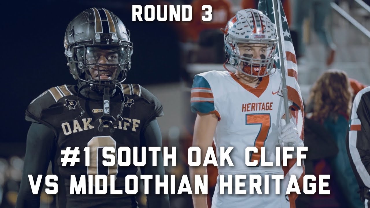 TXHSFB|| Round 3 || South Oak Cliff VS Midlothian Heritage MUST SEE!! #viral