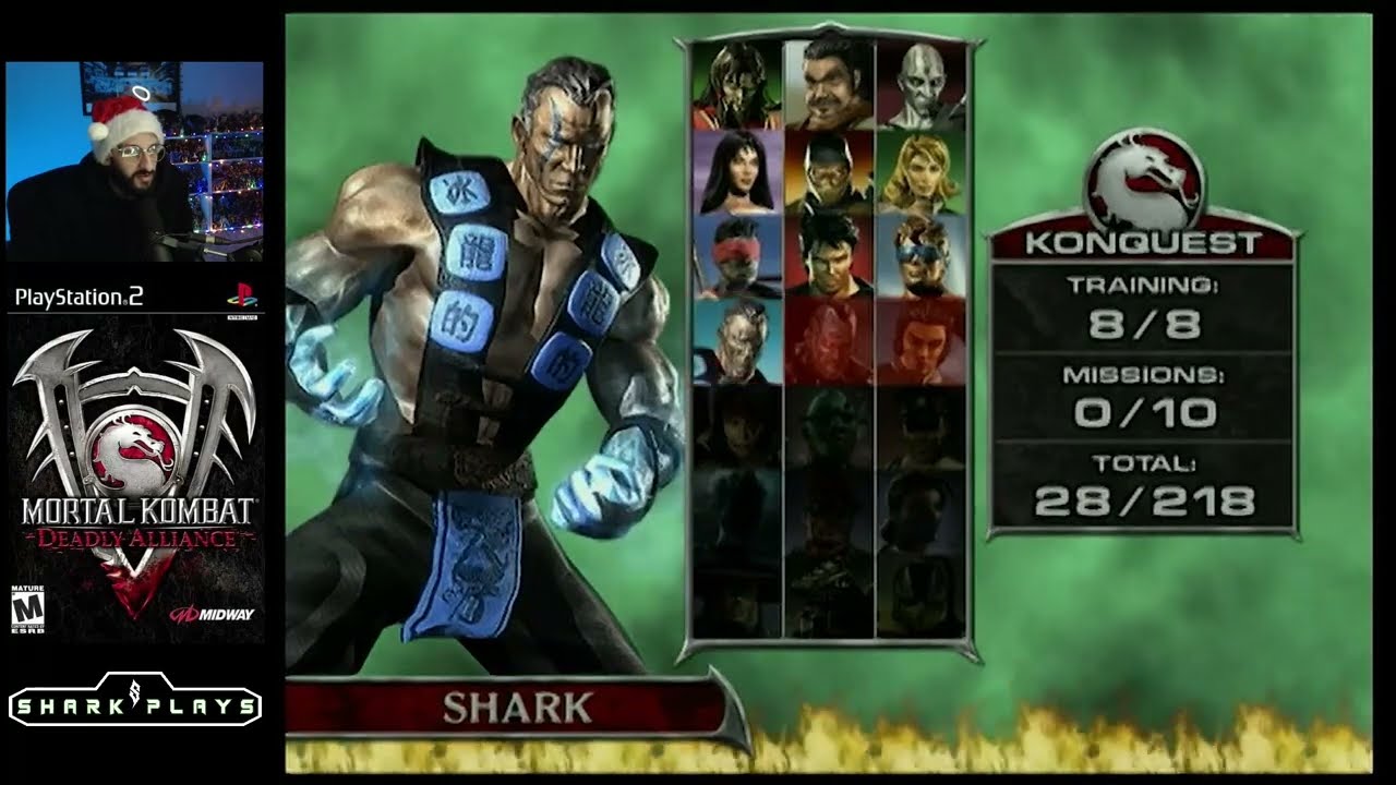 Mortal Kombat: Deadly Alliance - PS2 Konquest Mode PART 3 (SUBZERO) Full Playthrough - SHARKPLAYS