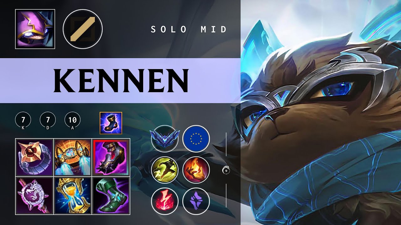 Kennen Mid vs Galio - EUW Diamond Patch 26.01