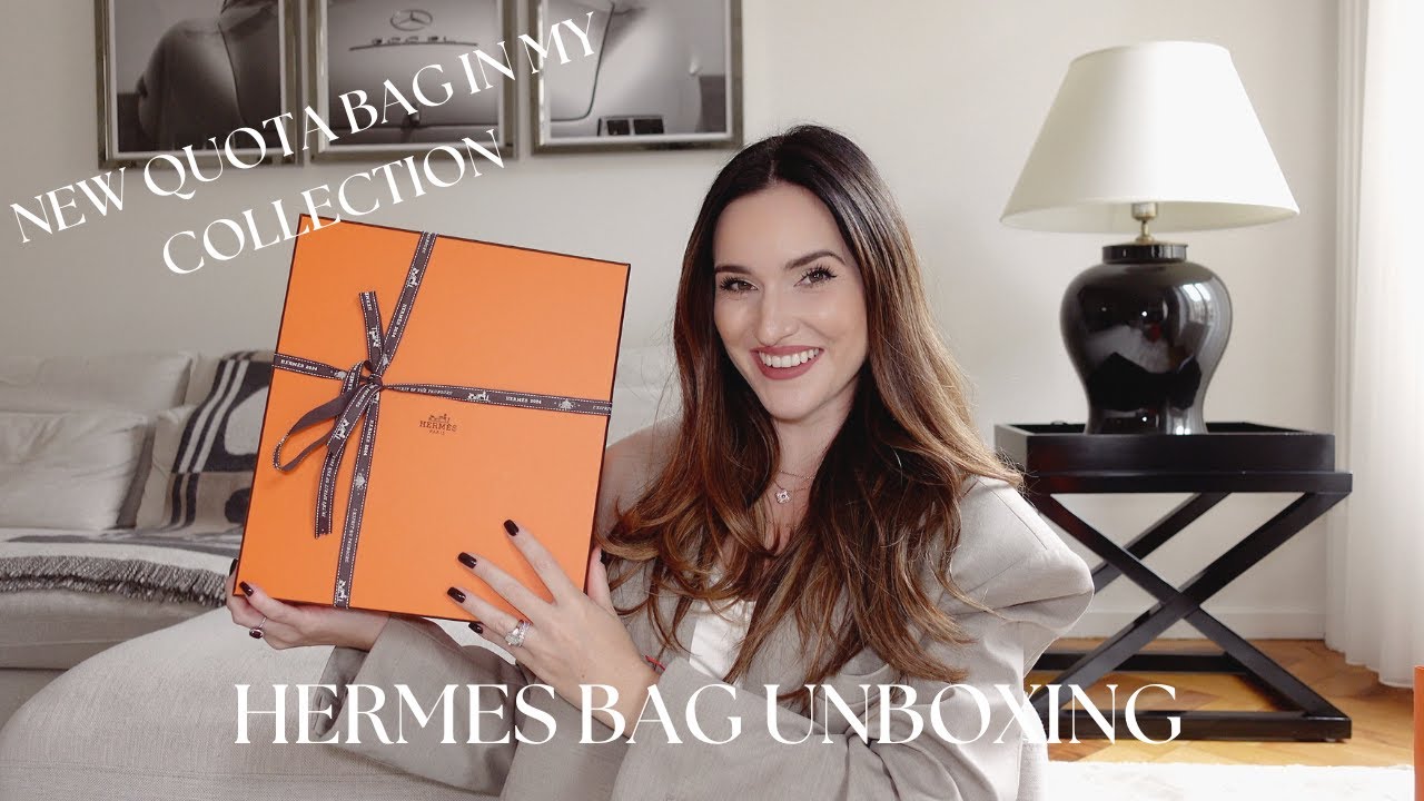 UNBOXING NEW HERMES QUOTA BAG | Birkin or Kelly |Hard to get color of season | Revealing perfection