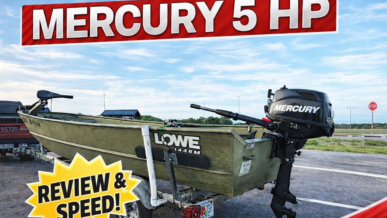 Jon Boat Mercury 5 Hp Speed Test Lowe 1448M … New Everglades Observation Tower Progress