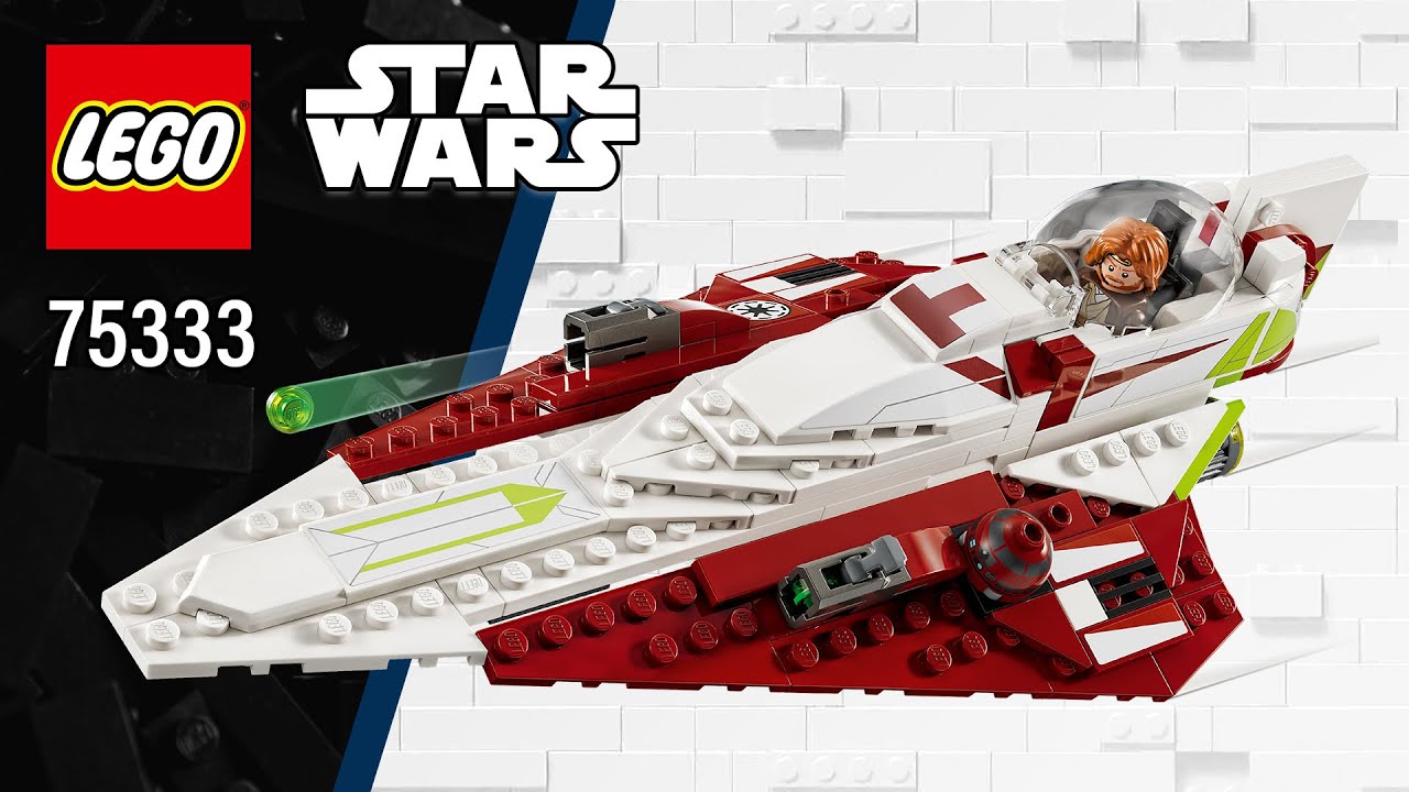 LEGO® Star Wars™ Obi-Wan Kenobi’s Jedi Starfighter™ (75333)[282 pcs] Building Instructions | TBB