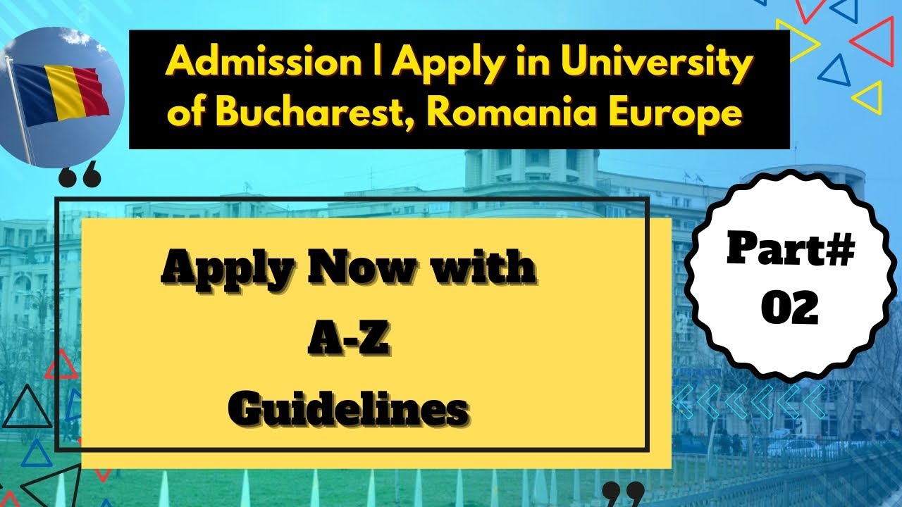 Study in UB Romania University of Bucharest | How to Fill Admission Form?