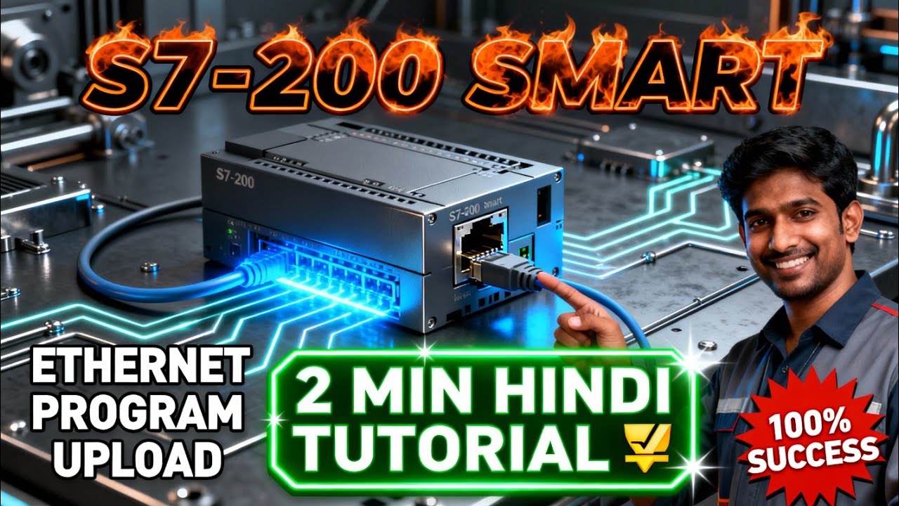 S7-200 Smart PLC Program Upload Ethernet | Step-by-Step Tutorial