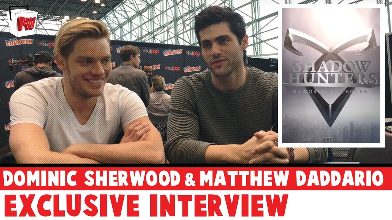 SHADOWHUNTERS: Dominic Sherwood & Matthew Daddario Interview - NYCC 2016