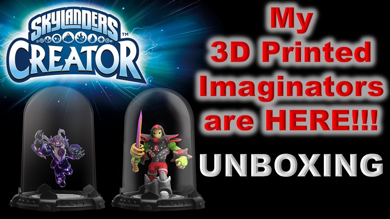 My 3D Printed SKYLANDERS IMAGINATORS are HERE