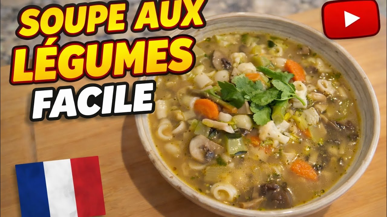 Soupe aux Legumes simples et ￼délicieux🌸￼￼