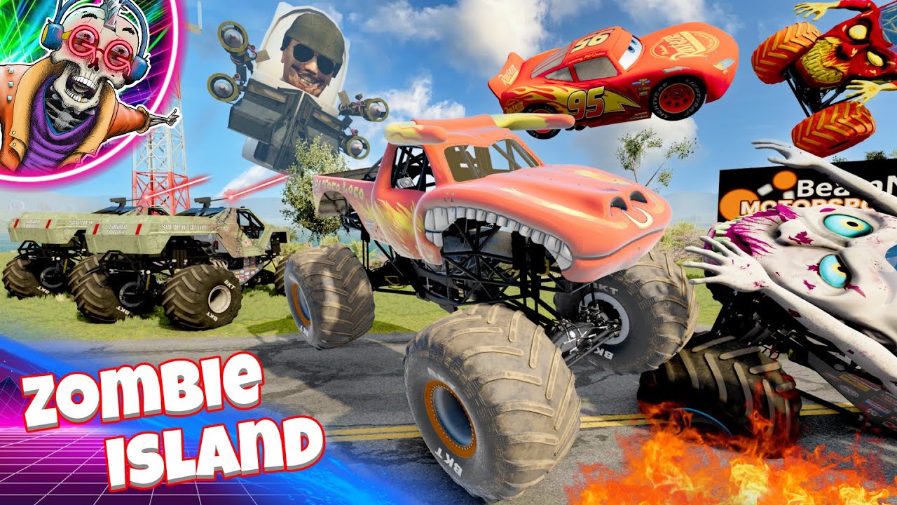 Monster Jam INSANE Zombie Island Adventure #30 | Racing, Freestyle, and High Speed Jumps