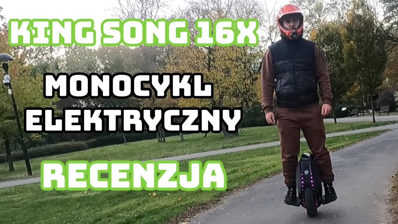 Monocykl elektryczny King Song 16X test prezentacja i omówienie.