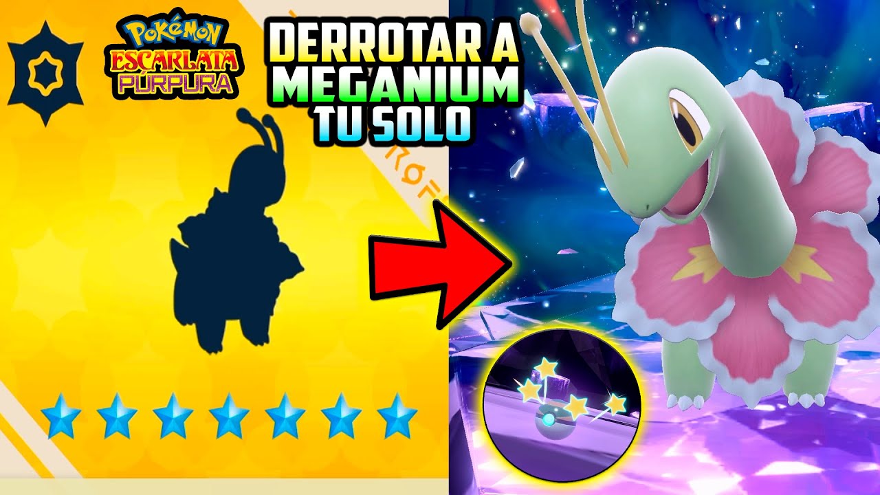 ✅Como DERROTAR a MEGANIUM RAID 7 ✅TU SOLO ✅ESTRATEGIA + BUILD ✅Pokemon Escarlata y Purpura