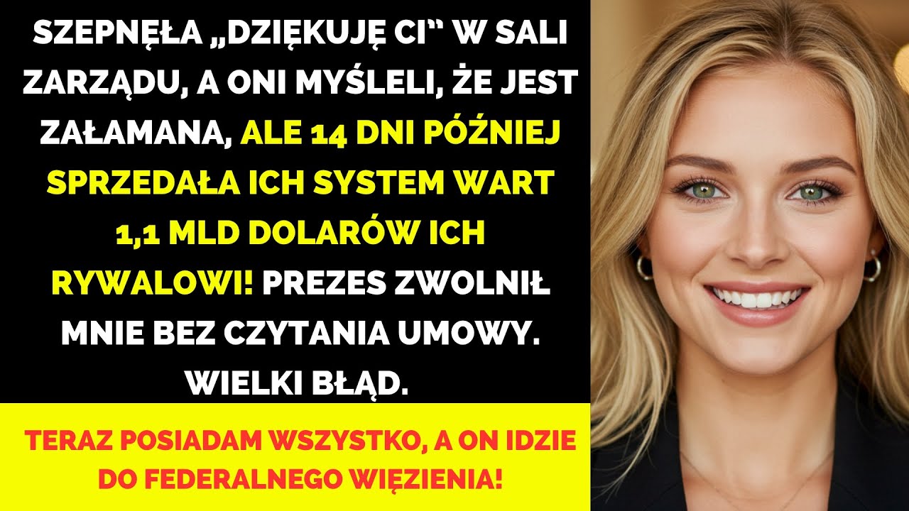 Pomachałem „Dziękuję”... 14 dni po zwolnieniu przez prezesa sprzedałem patent wart 1,1 mld dolarów.