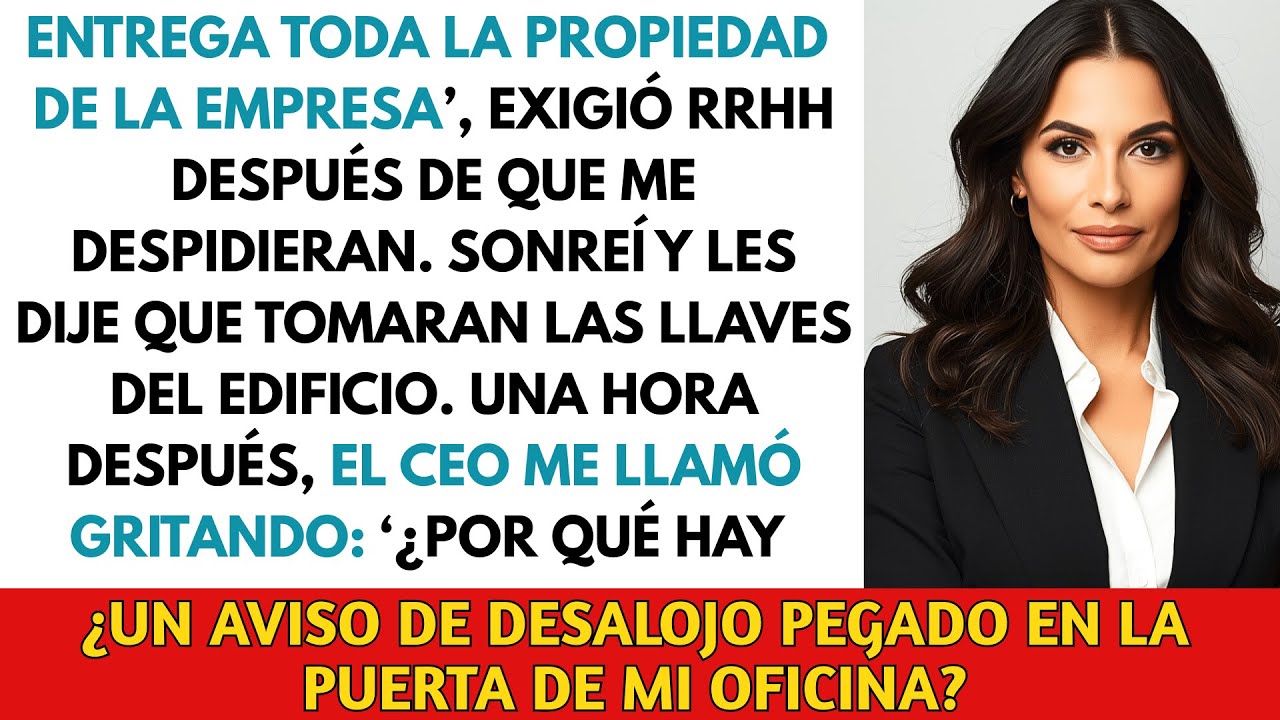 Me despidieron. Los desalojé. | Fin del juego de la justicia corporativa