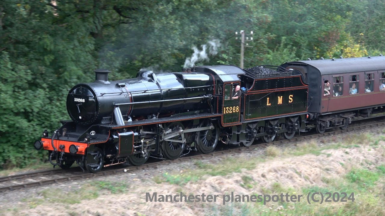(4K) Autumn Steam Gala At Highley On The Severn Valley Railway (SVR) On The 21/09/2024