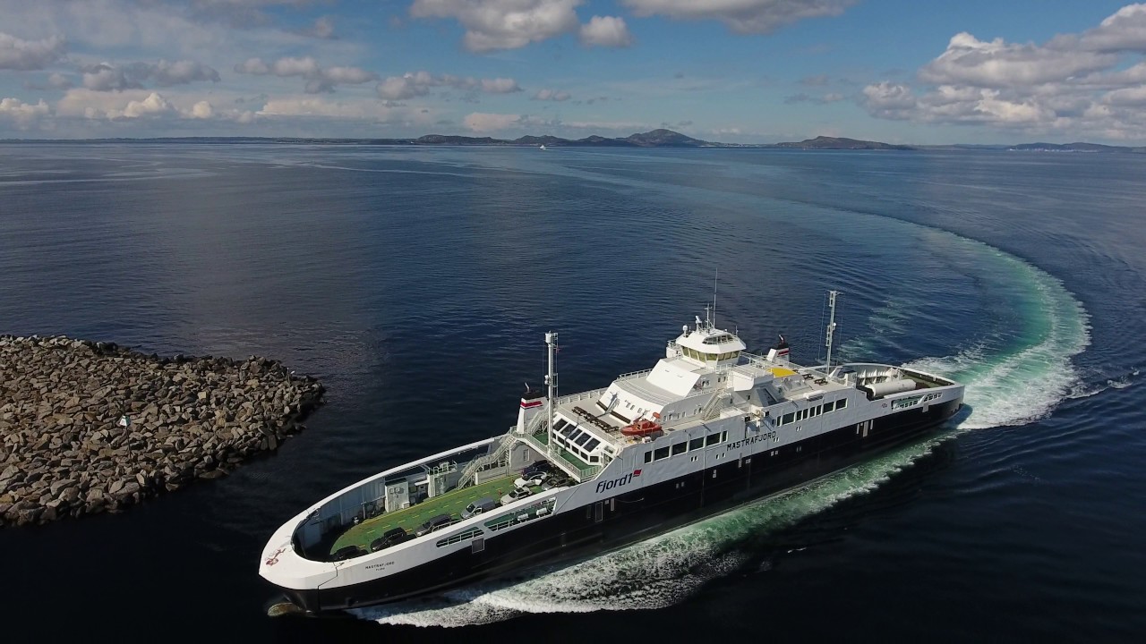 Mastrafjord - ariel (drone) view