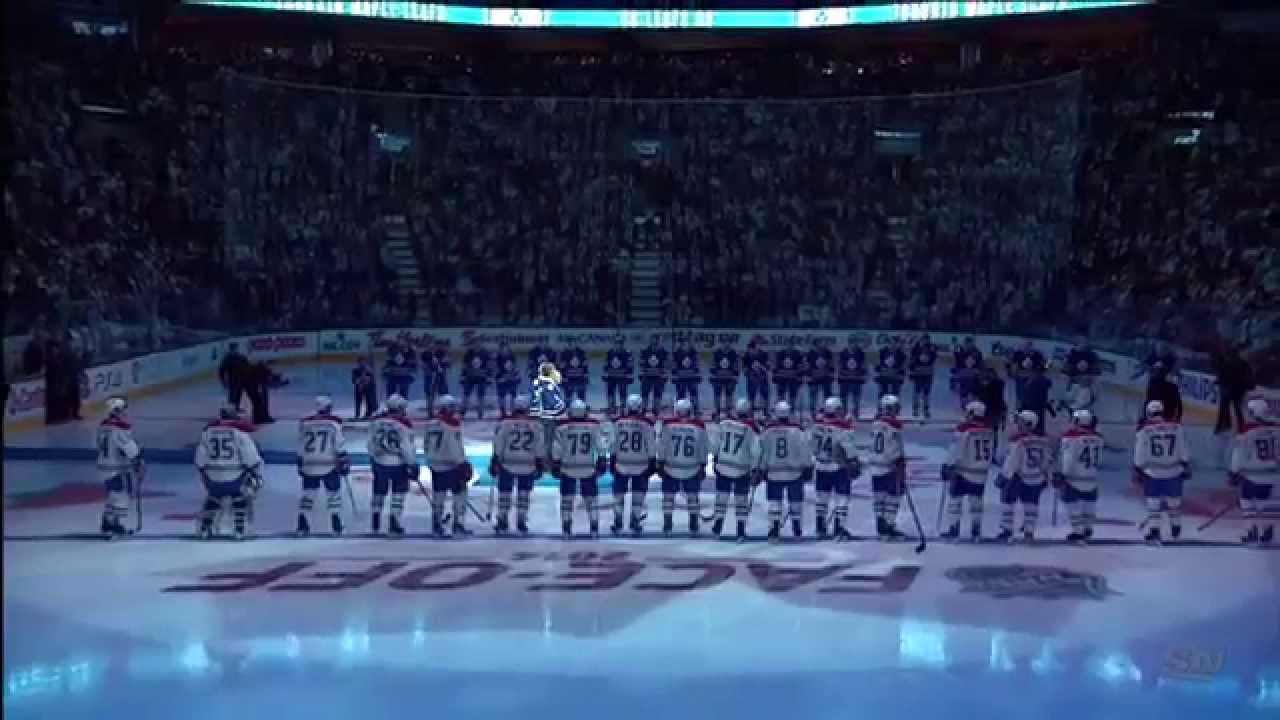 Toronto Maple Leafs Home Opener - Player Introductions - Oct 8th 2014 (HD)