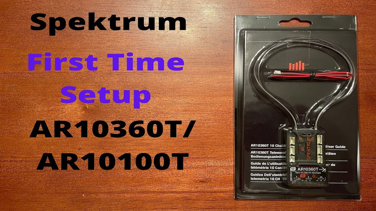 Spektrum AR10360T / AR10100T: Первая настройка