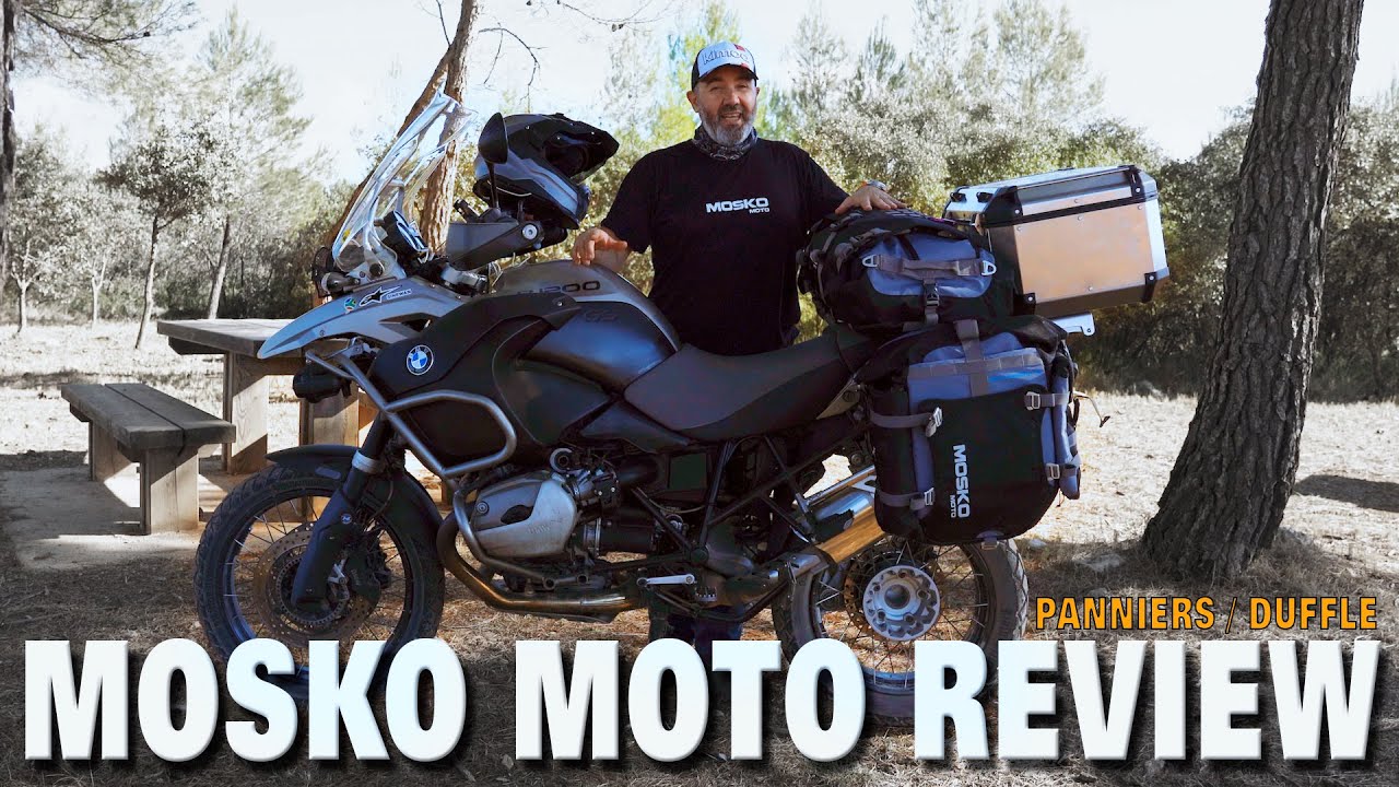 ESPAÑOL Review MOSKO MOTO Panniers / Duffle Backcountry en BMW R1200GS Adventure