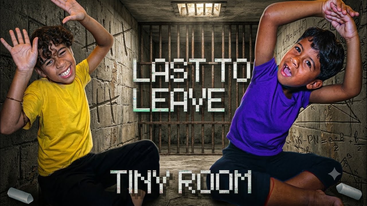 TRAPPED in a TINY ROOM — Last One Out Wins $1000