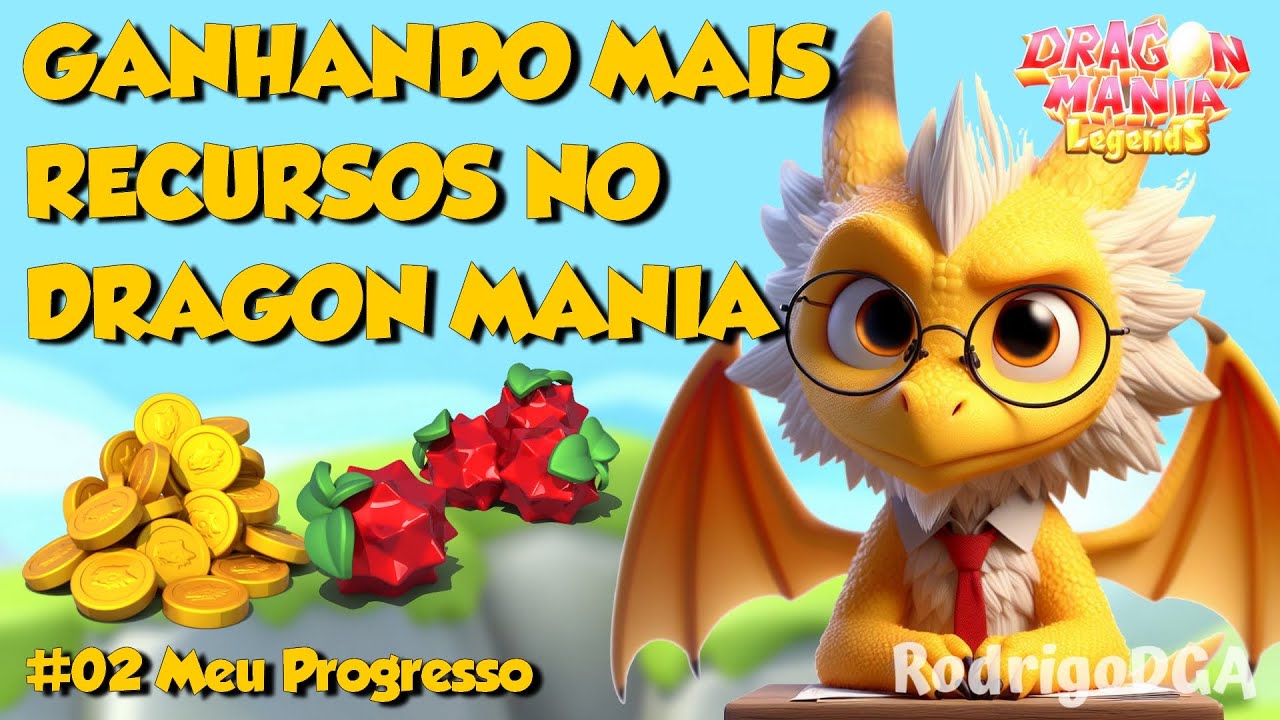 GANHANDO MAIS OURO E COMIDA NO DRAGON MANIA A LENDA (INICIANTE)