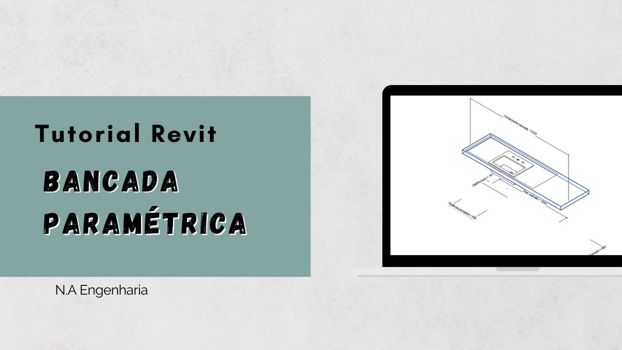 Modelagem de bancada paramétrica no Revit