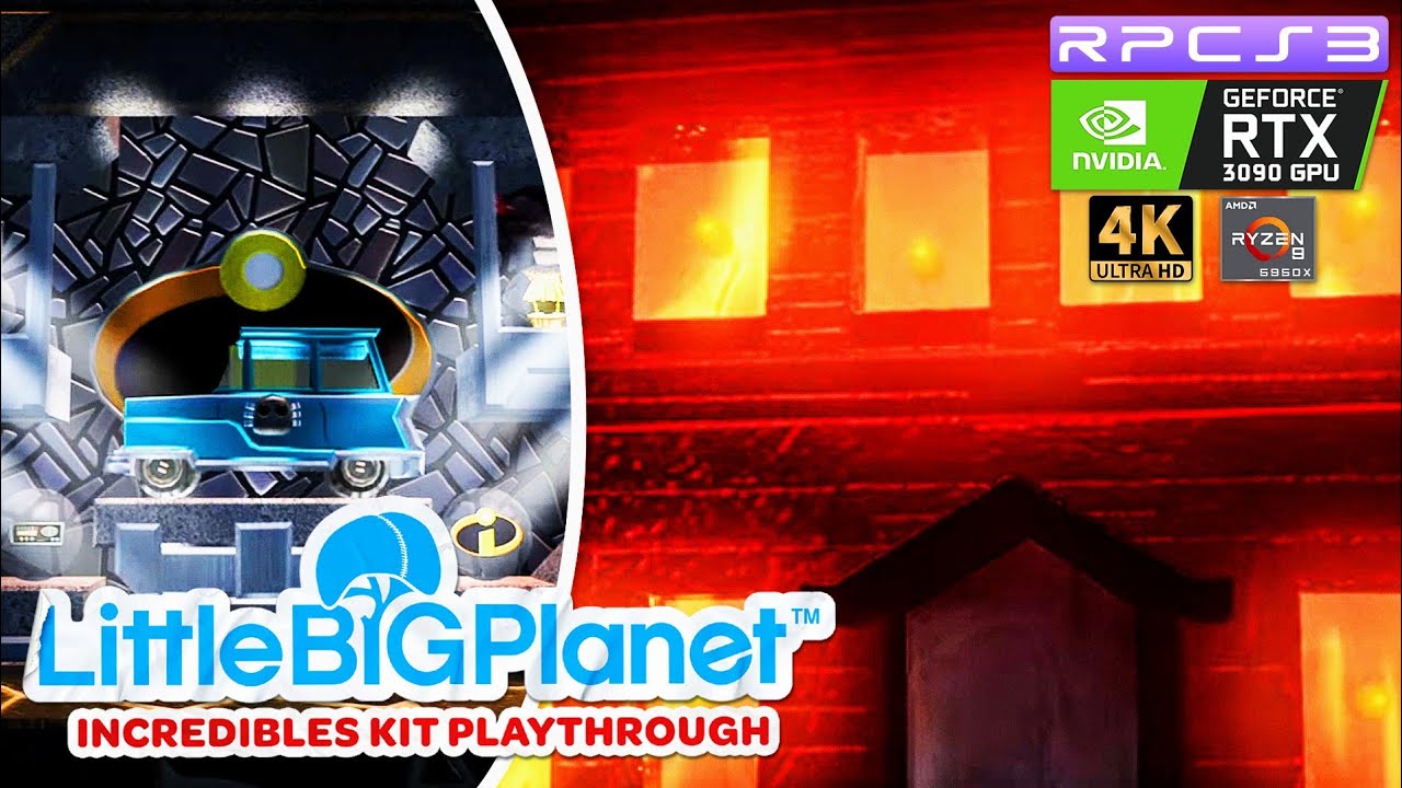 LittleBigPlanet The Incredibles Kit Full Playthrough | RPCS3